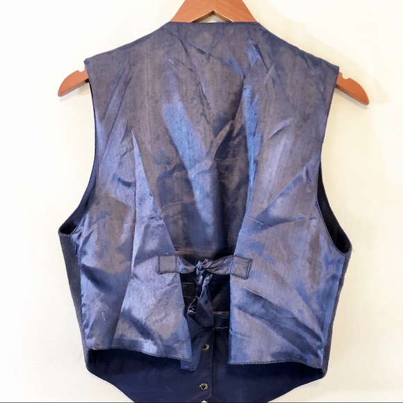 Vintage Mona Mode suede leather vest sz S - Picture 3 of 3